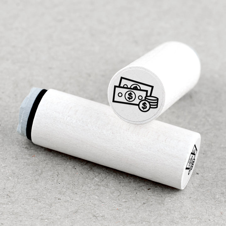 Money Method Stamp Mini Rubber Stamp Money (Dollar) – Merry and Bright®