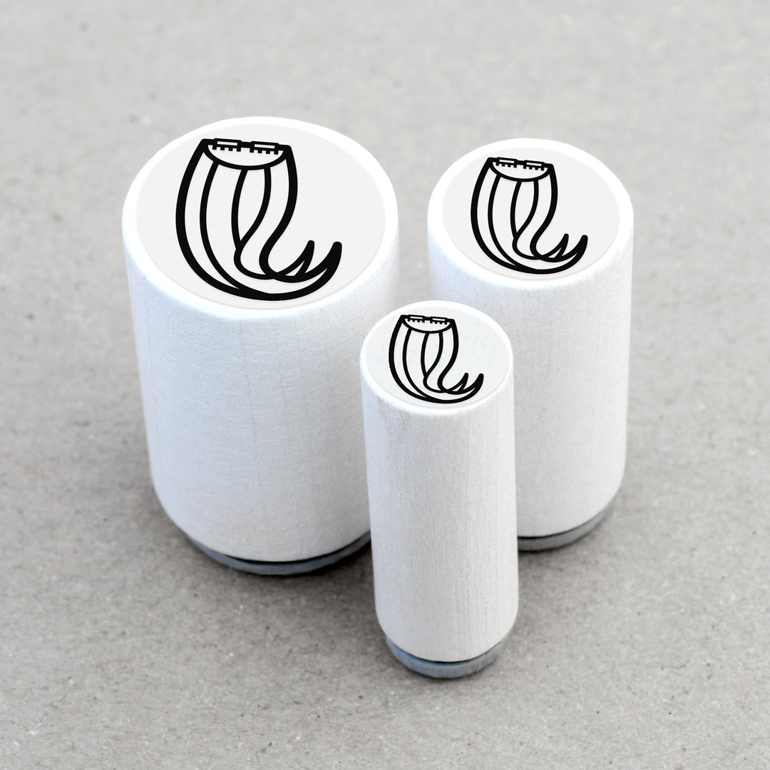 Ministempel Haarclip Extensions Haarteil