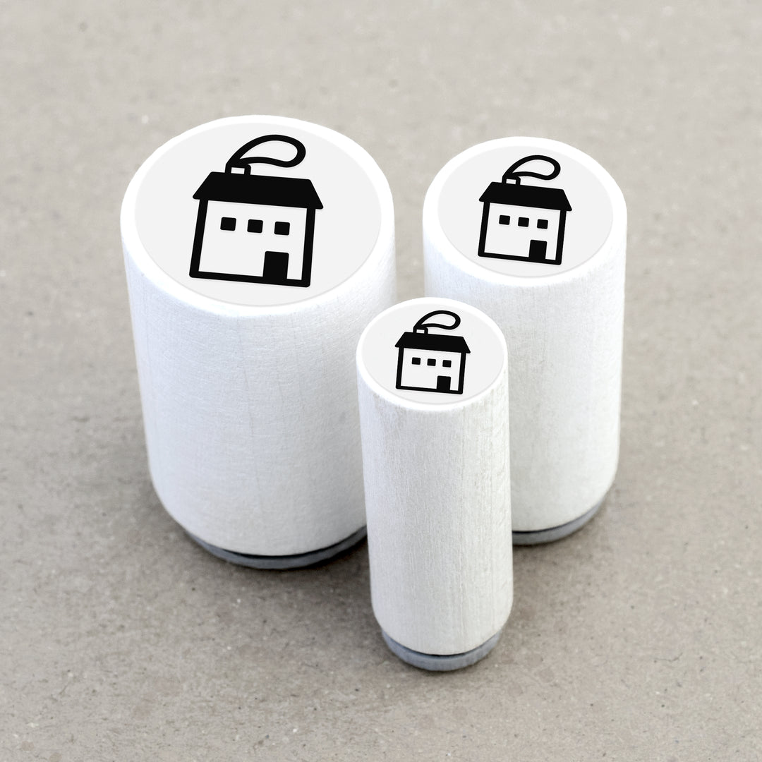 Mini Rubber Stamp House