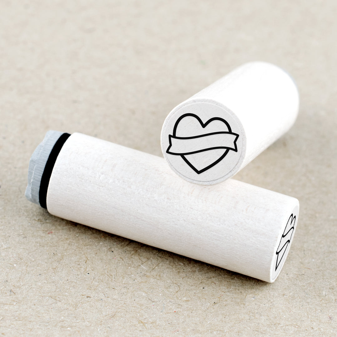 Ministempel Herz Banner