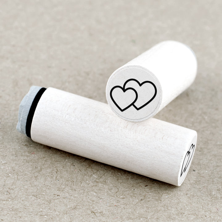 Mini Rubber Stamp Hearts
