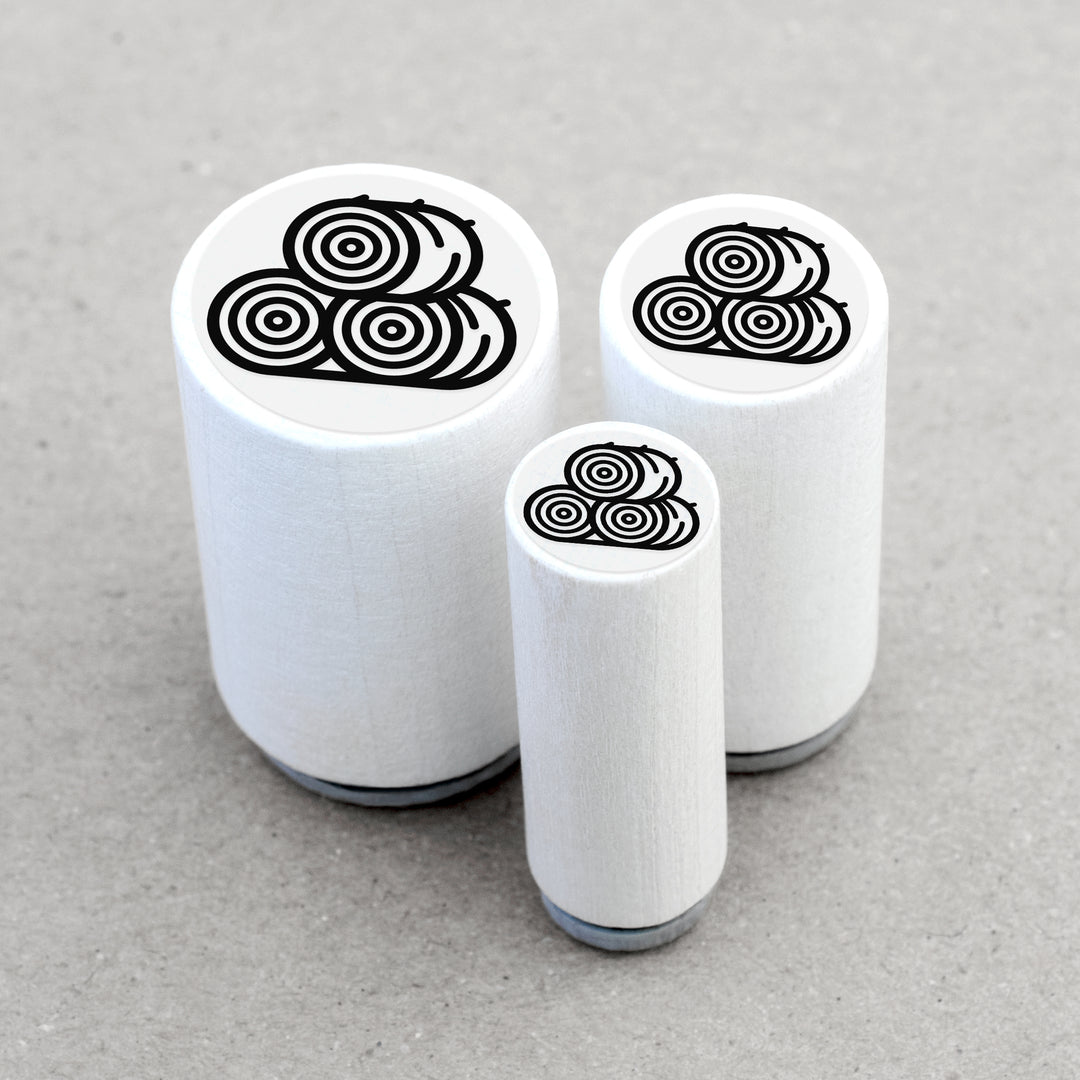 Ministempel Heuballen Rundballen