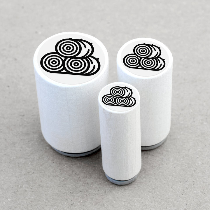 Ministempel Heuballen Rundballen