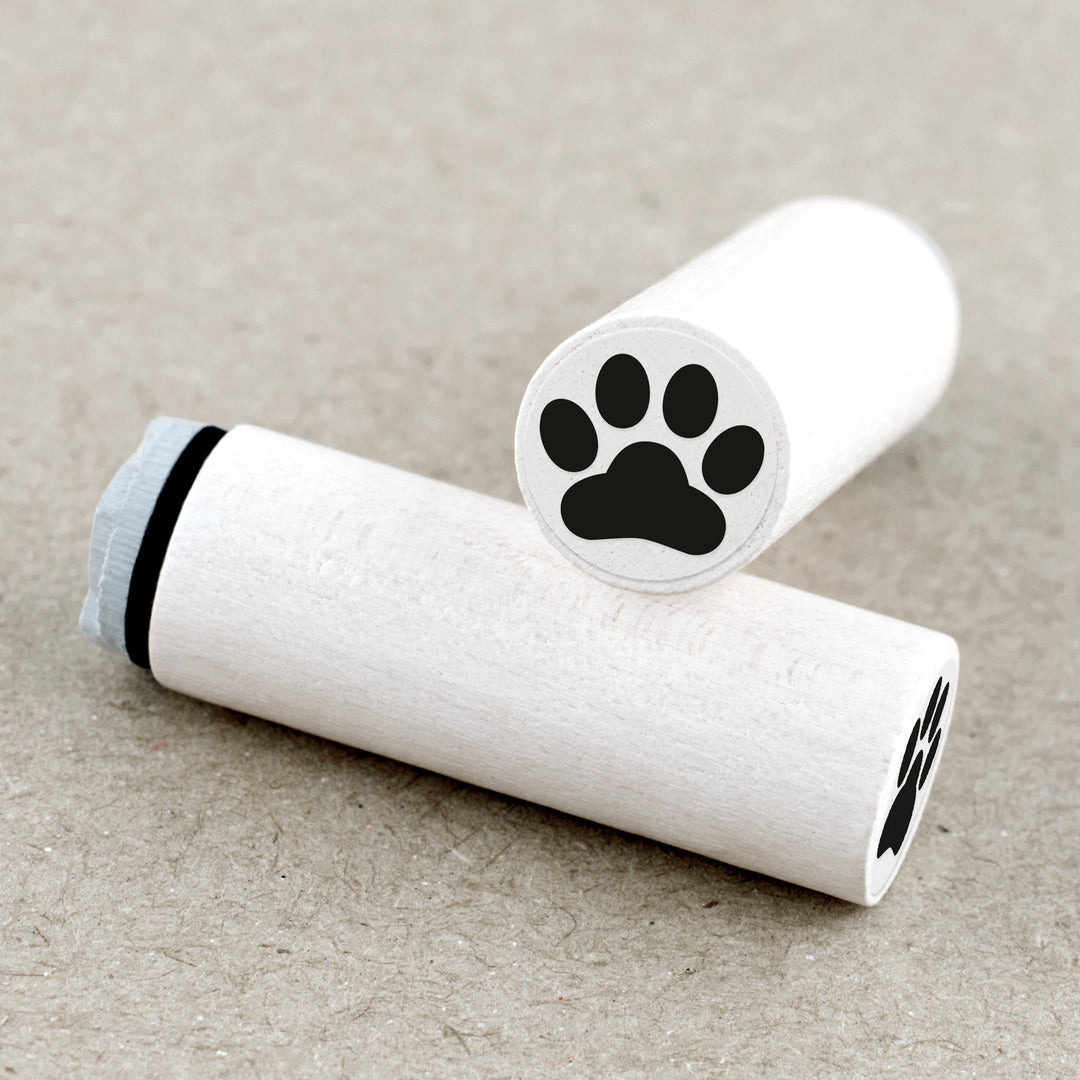 Mini Rubber Stamp Dog Paw