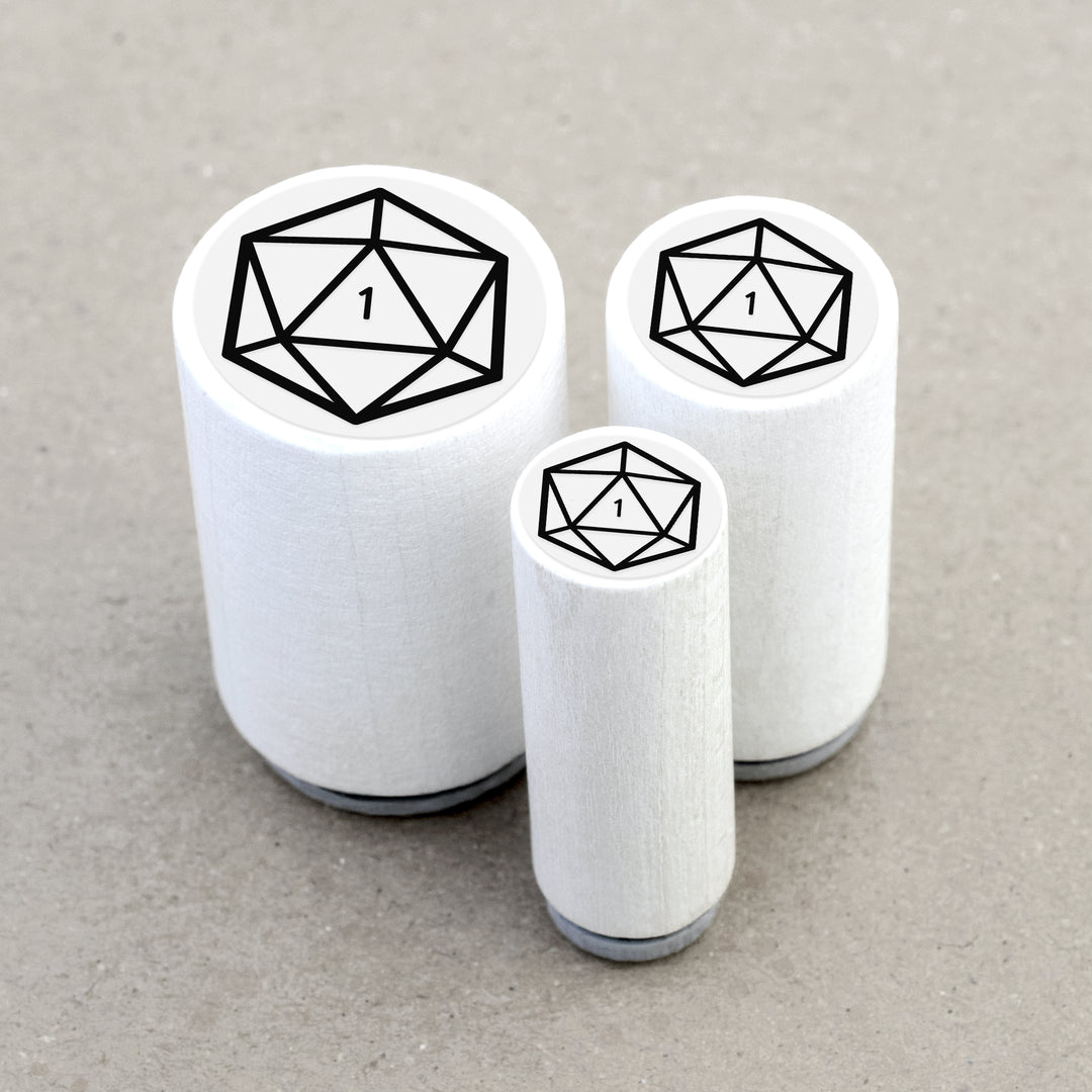 Ministempel Ikosaeder D20 Patzer