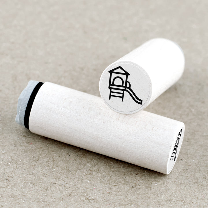 Ministempel Kinderspielturm Rutsche