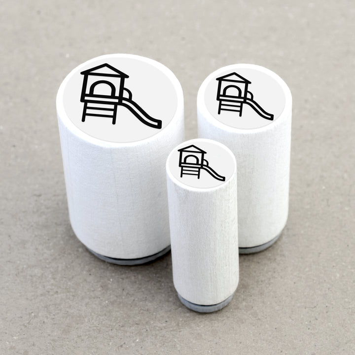 Ministempel Kinderspielturm Rutsche