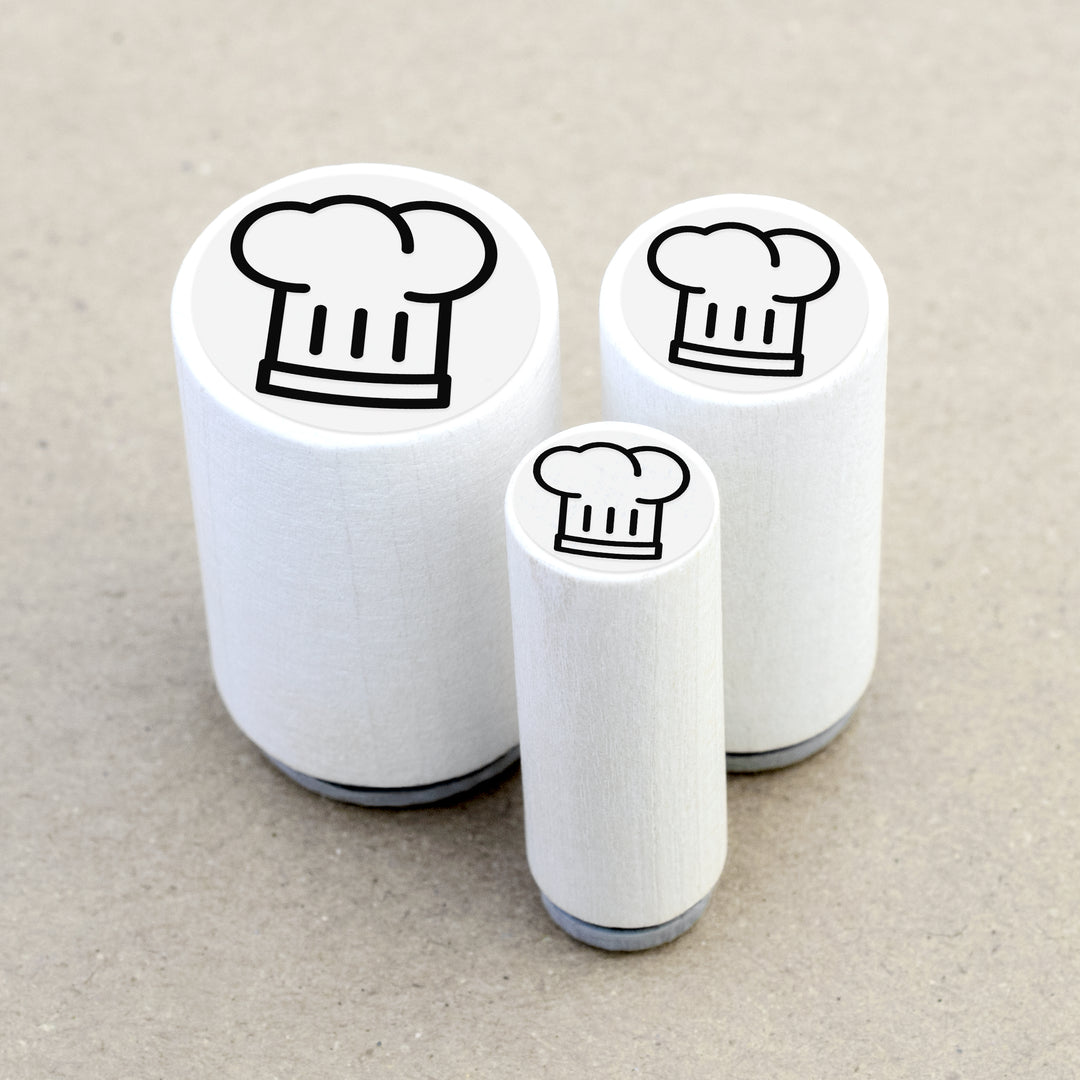 Mini Rubber Stamp Chef’s Hat