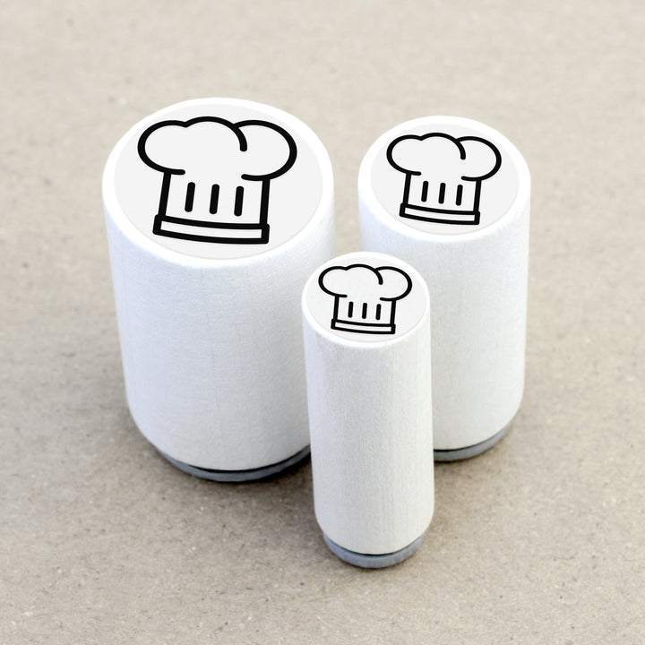 Mini Rubber Stamp Chef’s Hat