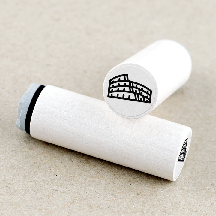 Mini Rubber Stamp Colosseum Rome