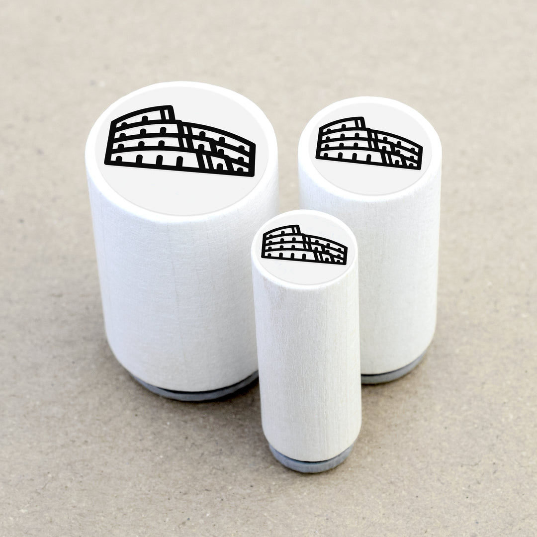 Mini Rubber Stamp Colosseum Rome