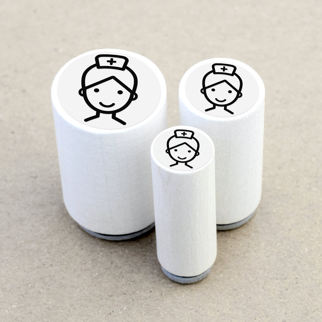 Ministempel Krankenschwester Pflegefachfrau