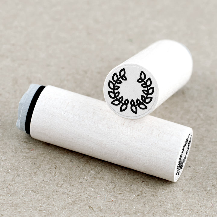 Mini Rubber Stamp Wreath