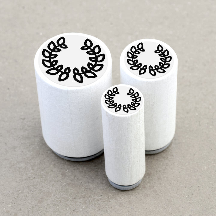 Mini Rubber Stamp Wreath