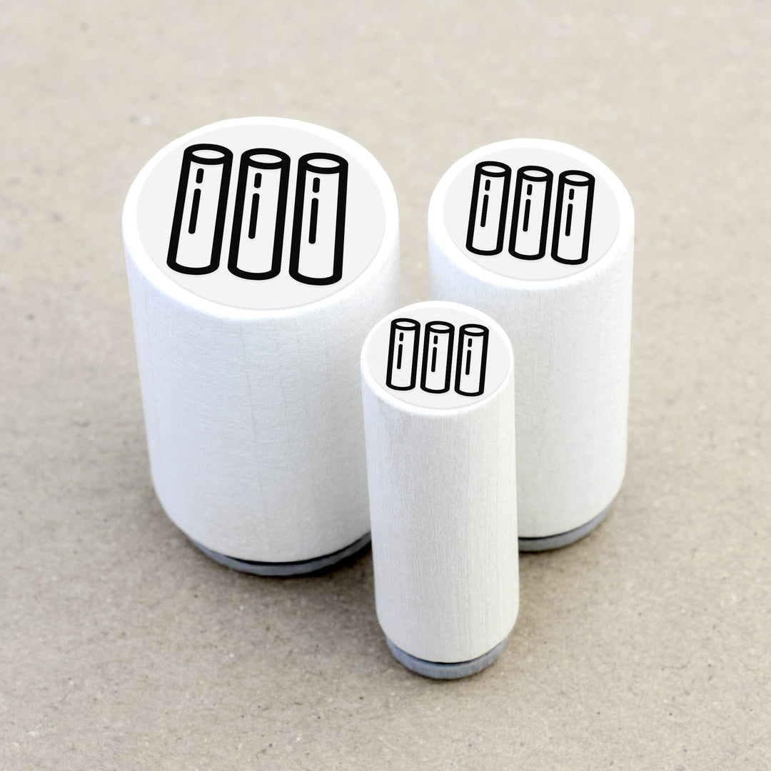 Mini Rubber Stamp Chalk