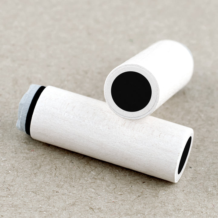 Mini Rubber Stamp Circle