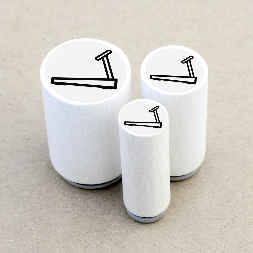 Mini Rubber Stamp Treadmill