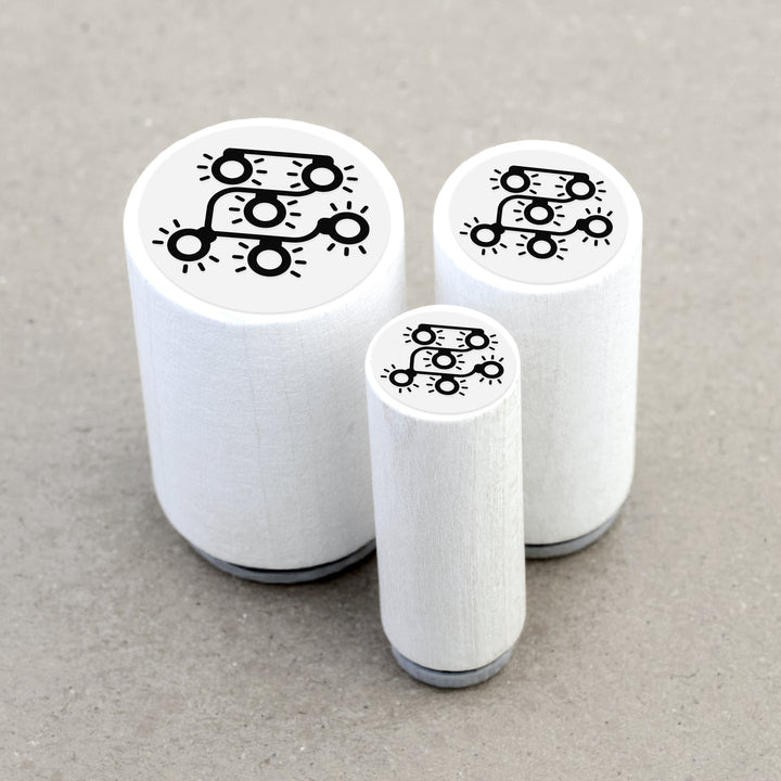 Mini Rubber Stamp Fairy Lights