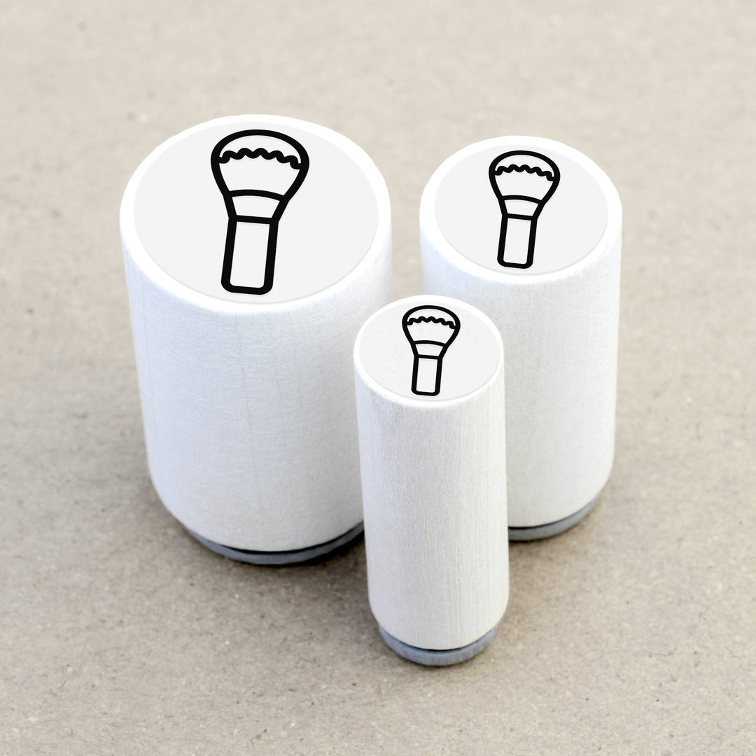 Mini Rubber Stamp Make-Up Brush