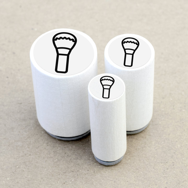 Mini Rubber Stamp Make-Up Brush