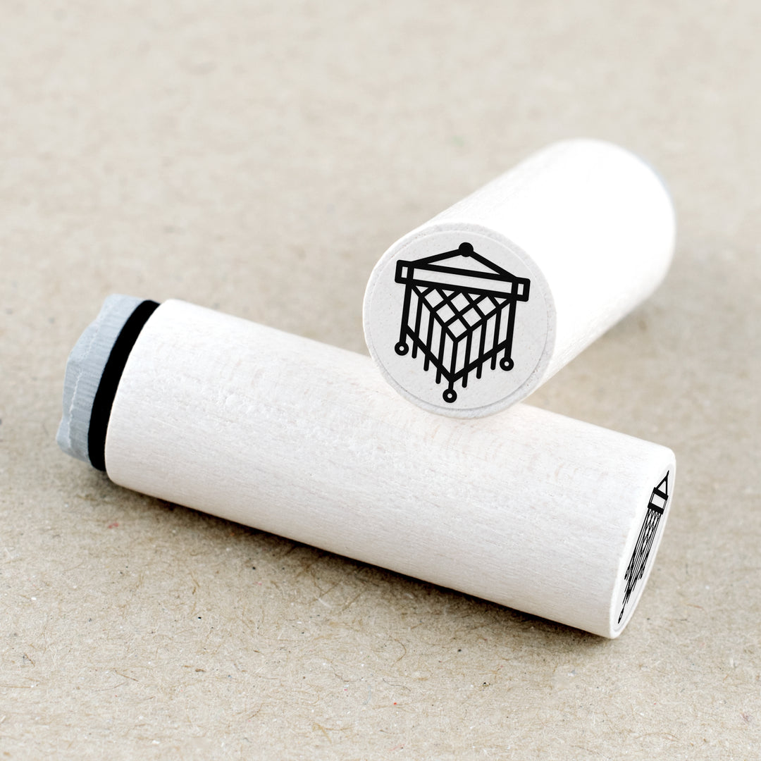 Mini Rubber Stamp Macramé