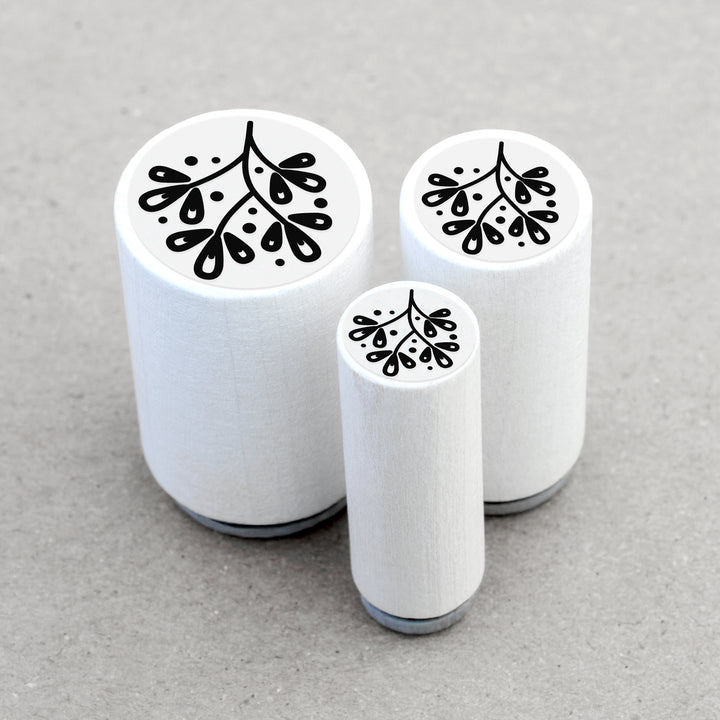 Mini Rubber Stamp Mistletoe