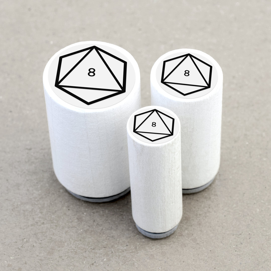 Ministempel Oktaeder D8