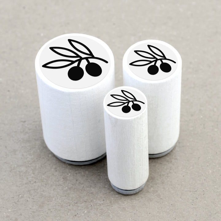 Mini Rubber Stamp Olives