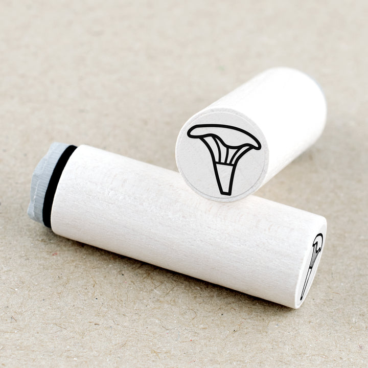 Mini Rubber Stamp Chanterelle