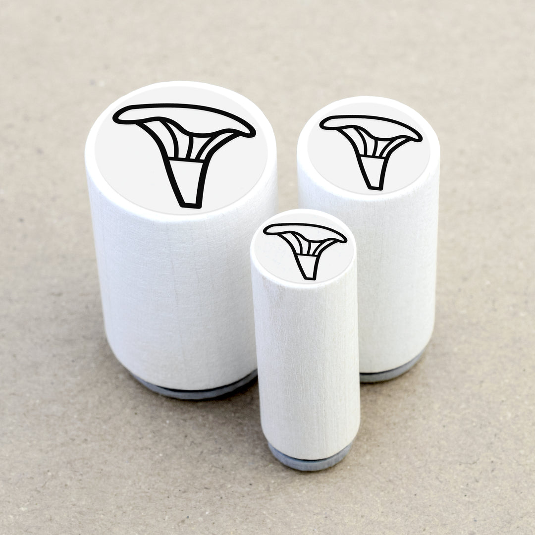Mini Rubber Stamp Chanterelle