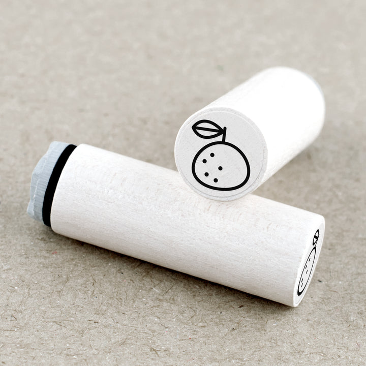 Mini Rubber Stamp Pomelo Grapefruit Chinese New Year
