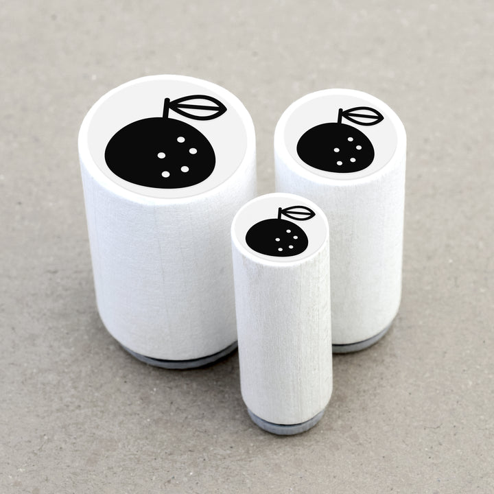 Mini Rubber Stamp Pomelo Grapefruit Chinese New Year