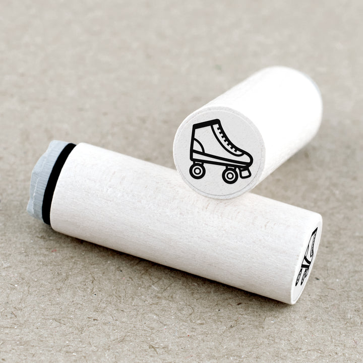 Ministempel Rollschuh