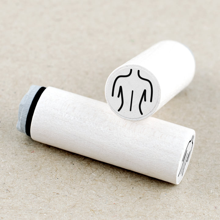 Ministempel Rücken