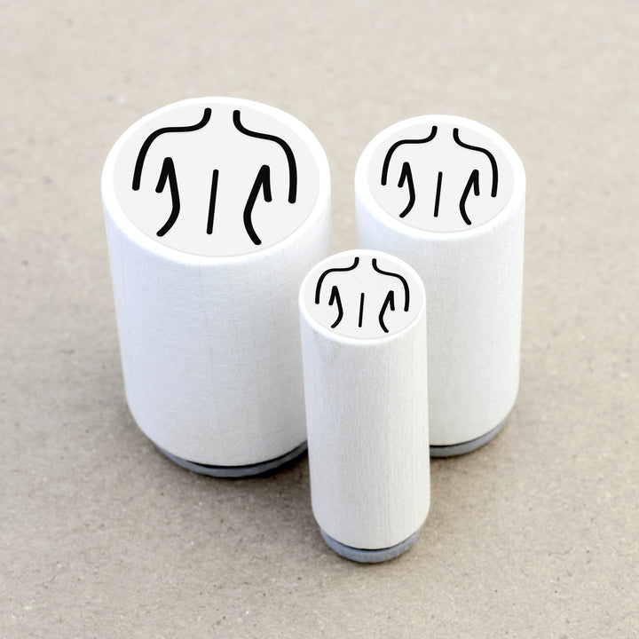 Ministempel Rücken