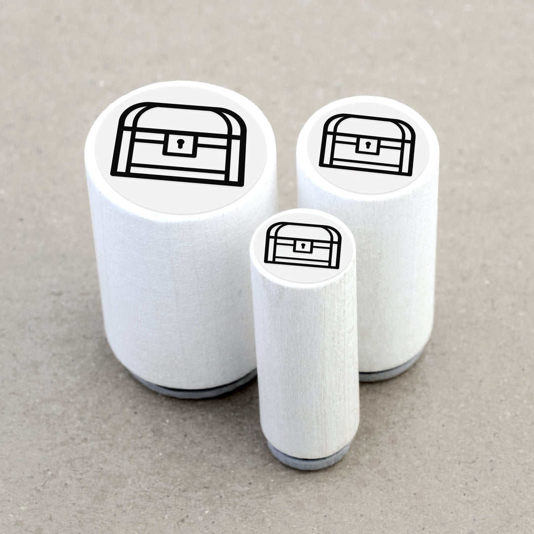 Ministempel Schatztruhe