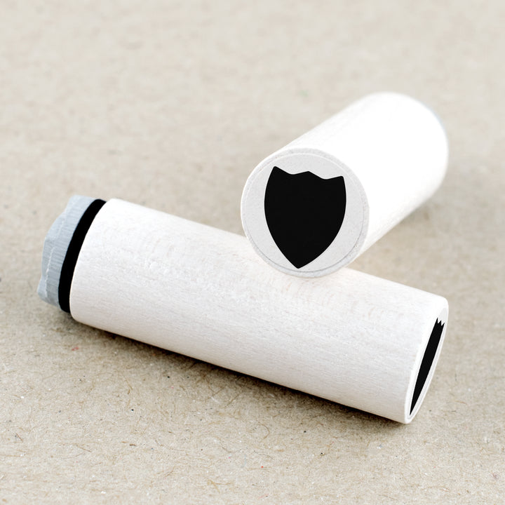 Ministempel Schildsymbol Etikett
