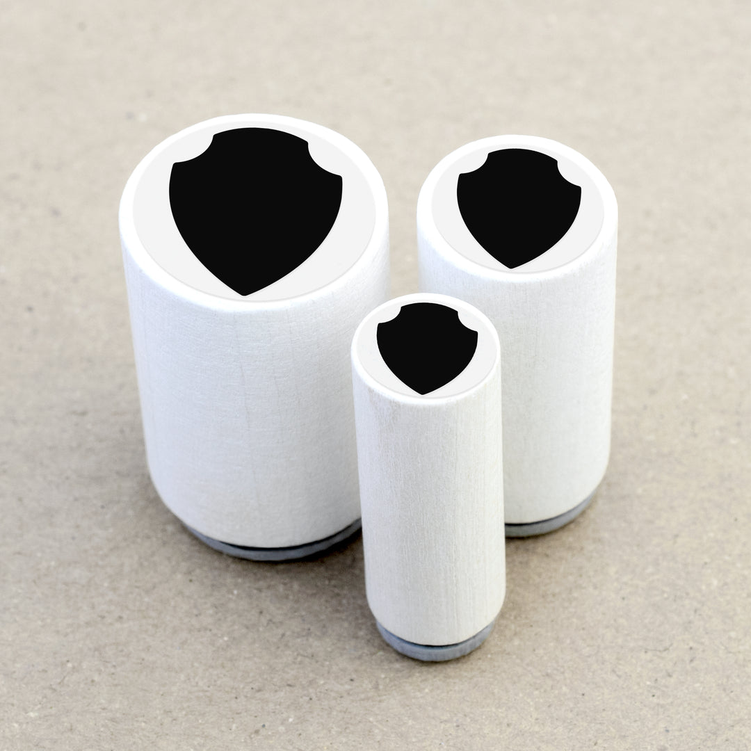 Ministempel Schildsymbol Etikett