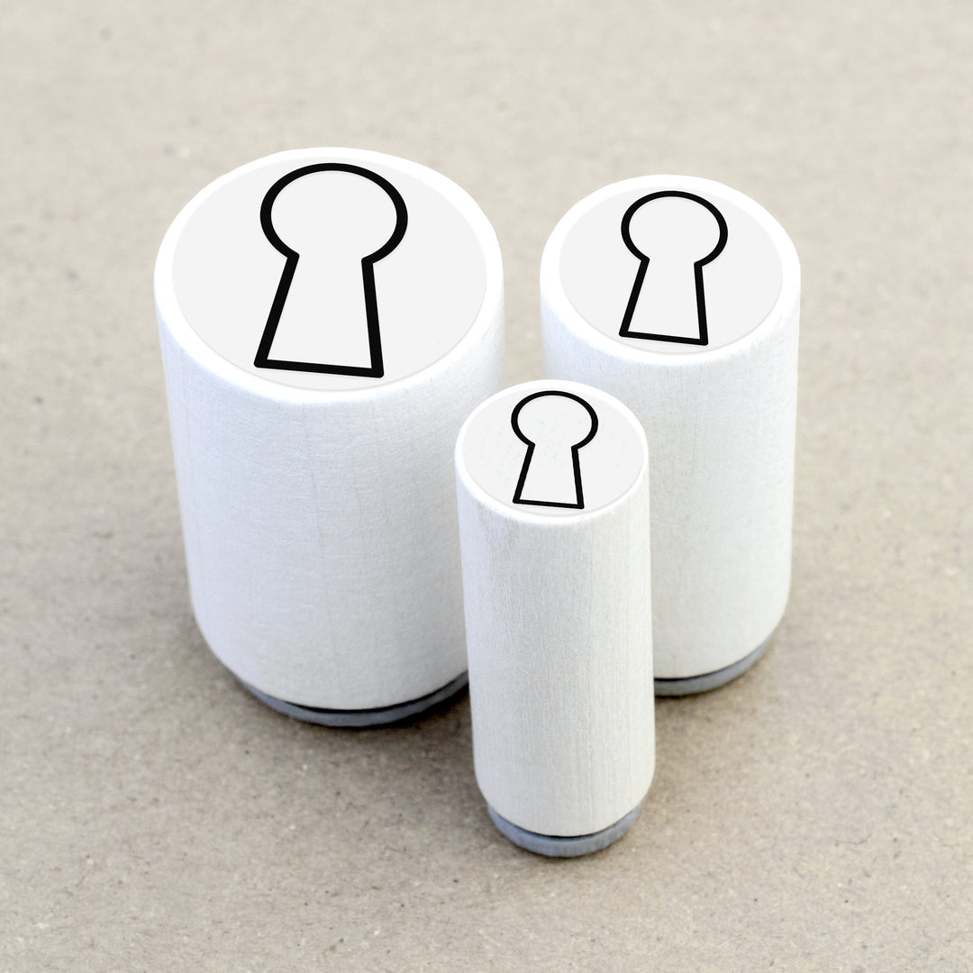 Ministempel Schlüsselloch