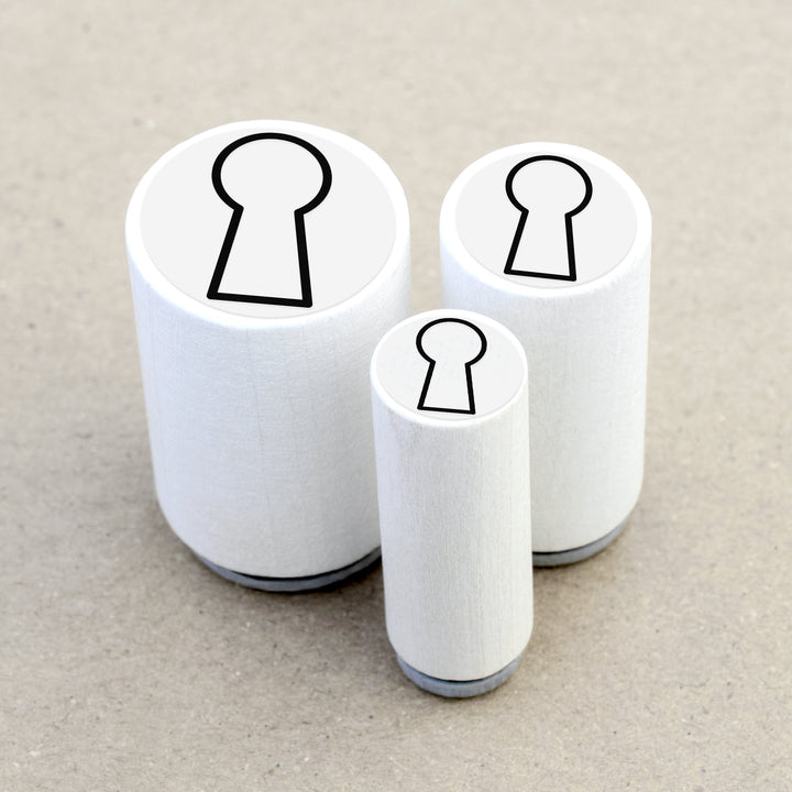 Ministempel Schlüsselloch