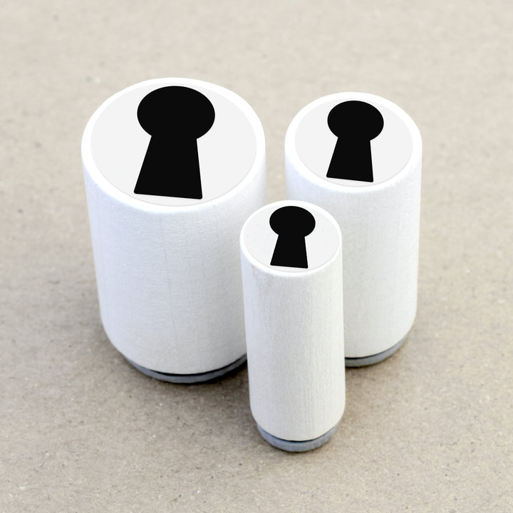 Ministempel Schlüsselloch