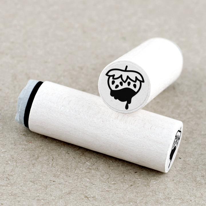 Mini Rubber Stamp Chocolate Strawberry