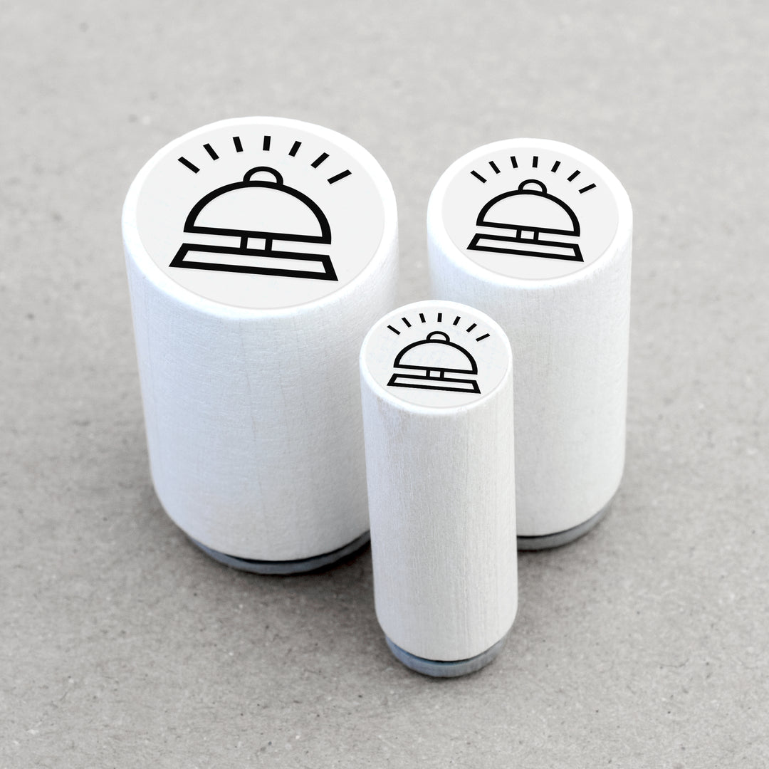 Ministempel Service-Klingel