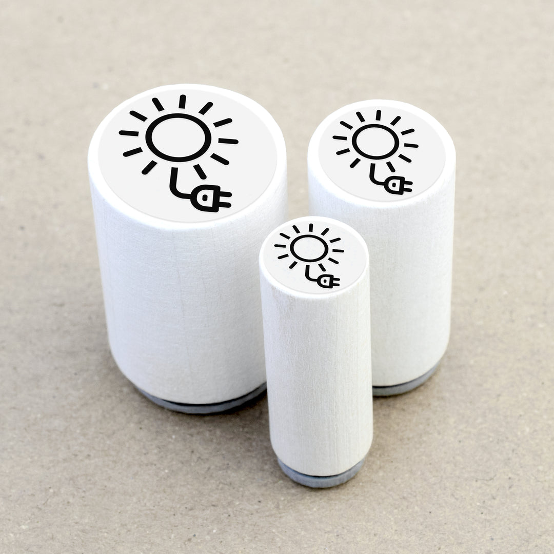 Mini Rubber Stamp Solar Energy