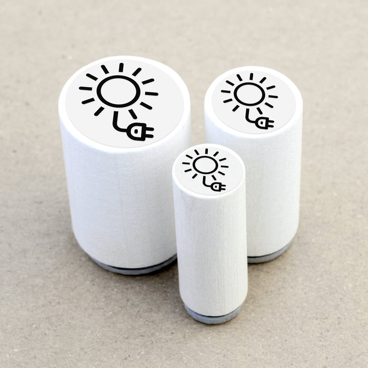 Mini Rubber Stamp Solar Energy