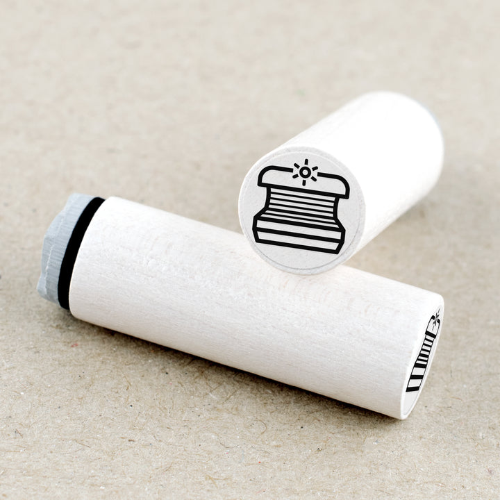 Mini Rubber Stamp Tanning Bed