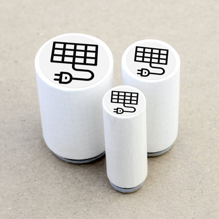 Ministempel Solarladegerät