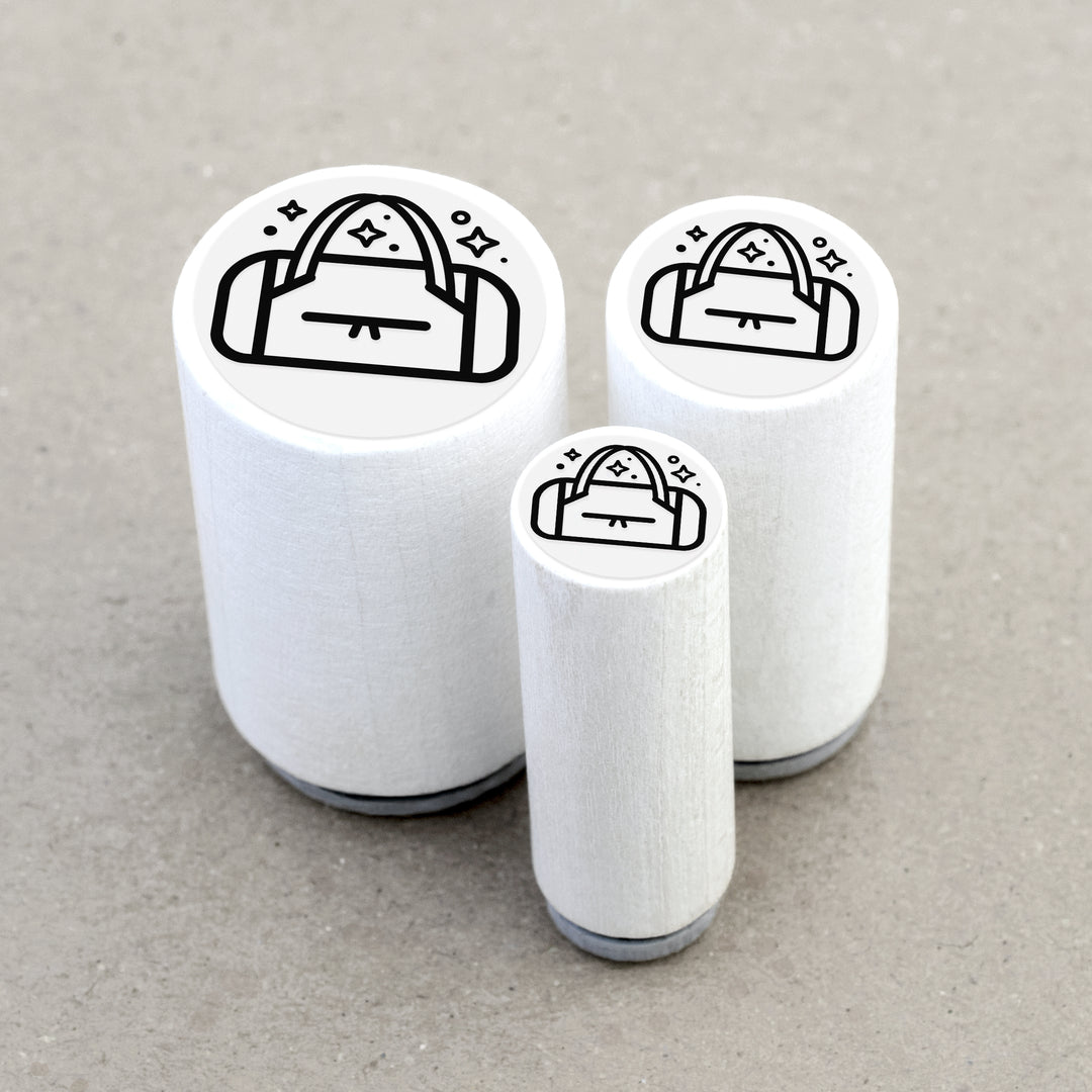 Ministempel Sporttasche Gepackt