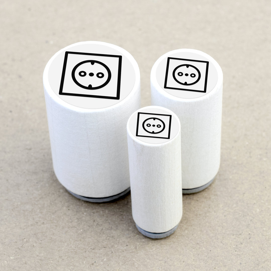 Ministempel Steckdose