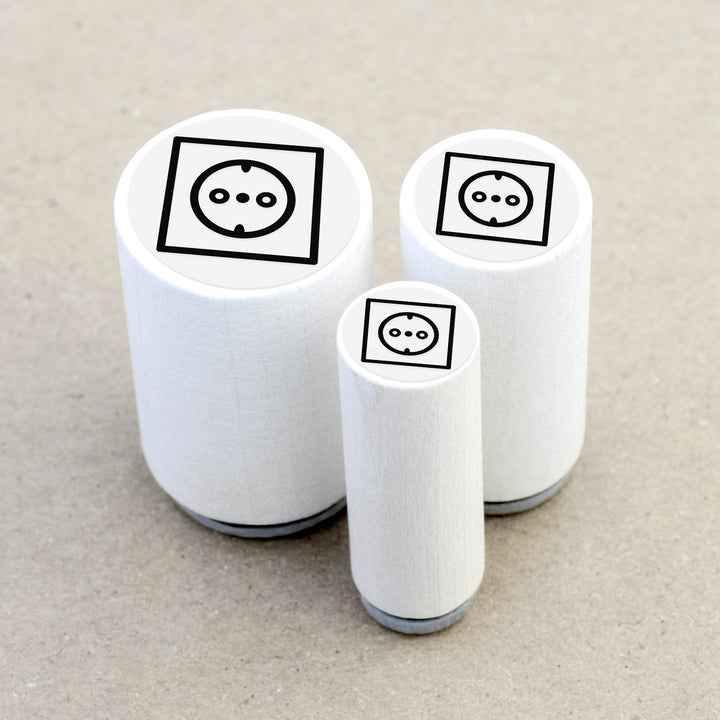 Ministempel Steckdose